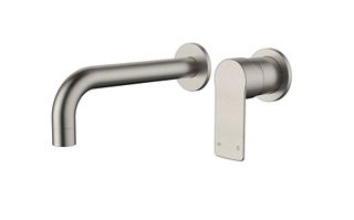 Nova Wall Combination Dipped Spout Pvd Brushed Nickel