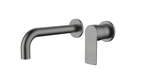 Nova Wall Combination Dipped Spout Electroplated Gunmetal