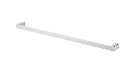 Nova Electroplated Brushed Chrome Single Towel Rail 750mm