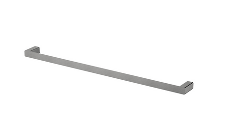 Nova Electroplated Gunmetal Single Towel Rail 750mm