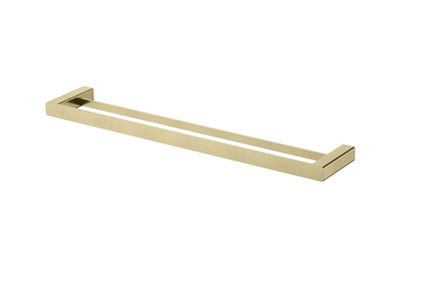 Nova Pvd Brushed Bronze Double Towel Rail 600mm