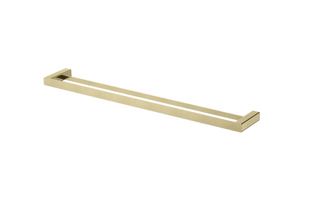 Nova Pvd Brushed Bronze Double Towel Rail 750Mm