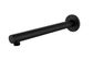 Star Electroplated Matt Black Shower Arm Straight 300mm