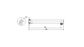 Star PVD Dusk Shower Arm Straight 300mm