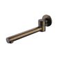 Star Electroplated Antique Brass Swivel Bath Spout 227mm