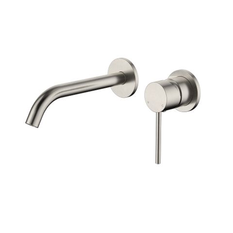 Star Mini Brushed Nickel 35mm Small Backplate Wall Combination