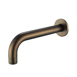 Star Mini Antique Brass Bath/Basin Spout only