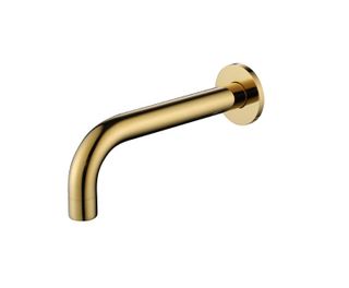 Star Mini Polished Brass Bath/Basin Spout only