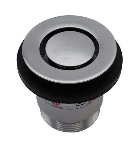 P&W Brass Bath Pop Down 40mm BRUSHED CHROME