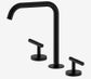Mecca Lever Bath/Kitchen Set Edge Spout Matte Black