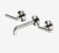 Mecca Lever Wall Basin/Bath Set 160mm Spout Brushed Nickel