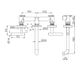 Mecca Lever Wall Basin/Bath Set 185mm Spout Brushed Bronze