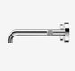 Mecca Lever Wall Basin/Bath Set 185mm Spout Chrome