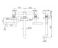 Mecca Lever Wall Basin/Bath Set 185mm Spout Matte White