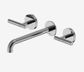 Mecca Lever Wall Basin/Bath Set 220mm Spout Chrome