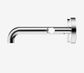 Mecca Lever Wall Basin/Bath Set 160mm Offset Spout Chrome