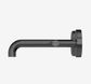 Mecca Lever Wall Basin/Bath Set 160mm Offset Spout Gun Metal