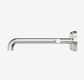 Mecca Lever Wall Basin/Bath Set 220mm Offset Spout Brushed Nickel