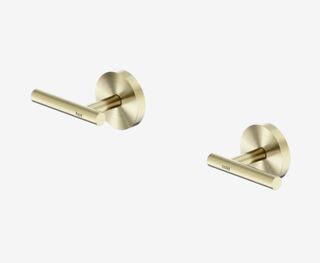 Mecca Lever Wall Top Assembly Brushed Gold