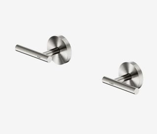 Mecca Lever Wall Top Assembly Brushed Nickel