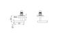 Mecca Lever Wall Top Assembly Brushed Nickel