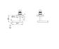 Mecca Lever Wall Top Assembly Brushed Bronze