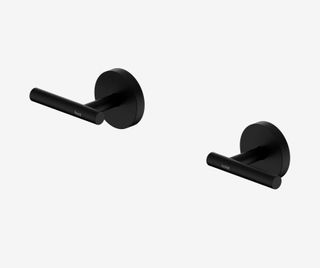 Mecca Lever Wall Top Assembly Matte Black