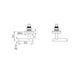 Mecca Lever Wall Top Assembly Matte Black
