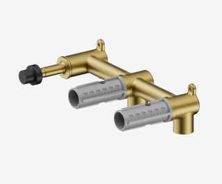 Mecca Lever Wall Basin/Bath Set Offset Spout Body Only