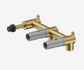 Mecca Lever Wall Basin/Bath Set Offset Spout Body Only