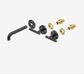 Mecca Lever Wall Basin/Bath Set 160mm Spout Trim kits Only Gun Metal