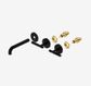 Mecca Lever Wall Basin/Bath Set 160mm Spout Trim kits Only Matte Black