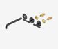 Mecca Lever Wall Basin/Bath Set 220mm Spout Trim kits Only Gun Metal