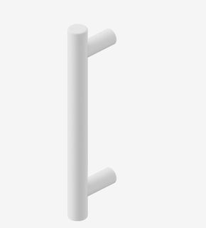 Mecca Pull Handle 130mm Matte White