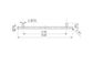 Mecca Appliance Pull 520mm Brushed Gold