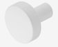 Mecca Cabinet Knob &ndash; &Oslash;26 Matte White