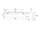 Bianca Appliance Pull 440mm Brushed Bronze