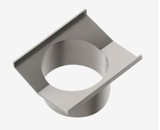 Floor Grate V Channel 90mm Outlet Only
