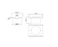 Floor Grate V Channel 90mm Outlet Only