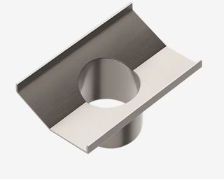 Floor Grate V Channel 50mm Outlet Only