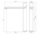 Pure SS316L Tall Basin Mixer Brushed Nickel