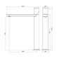 Pure SS316L Tall Basin Mixer Brushed Bronze