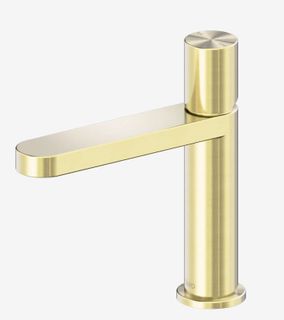 Pure SS316L Basin Mixer Brushed Gold