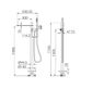 Pure SS316L Progressive Freestanding Bath Mixer Brushed Nickel