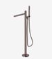Pure SS316L Progressive Freestanding Bath Mixer Brushed Bronze