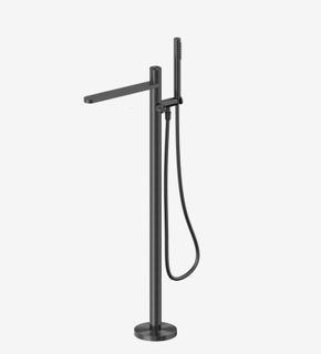 Pure SS316L Progressive Freestanding Bath Mixer Graphite