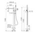 Pure SS316L Progressive Freestanding Bath Mixer Graphite