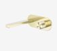 Pure SS316L Progressive Wall Basin/Bath Mixer Brushed Gold