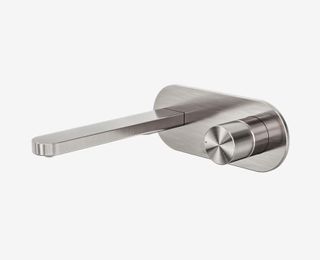 Pure SS316L Progressive Wall Basin/Bath Mixer Brushed Nickel