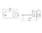 Pure SS316L Progressive Wall Basin/Bath Mixer Brushed Bronze